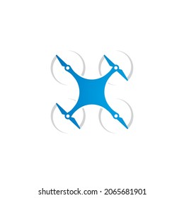 Drone vector icon design illustration template