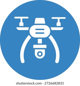 Ilustración de diseño de icono de Vector de dron