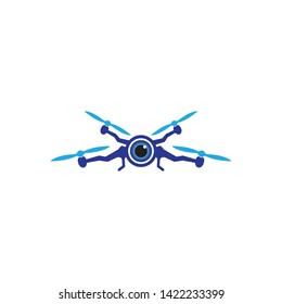 Drone vector icon illustration design