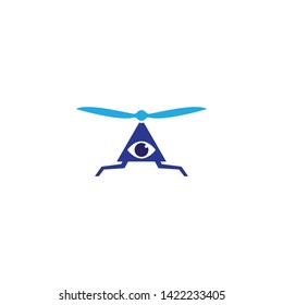 Drone vector icon illustration design
