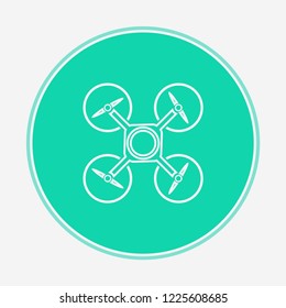 Drone vector icon sign symbol