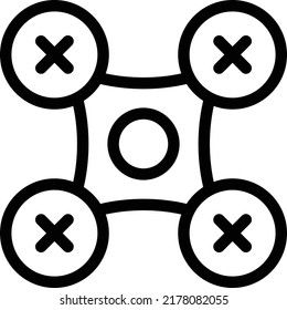 ilustración de drone Vector en un fondo transparente.Símbolos de calidad superior.Iconos vectores de trazo para el diseño de concepto y gráfico.