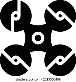 drone  Vector illustration on a transparent background. Premium quality symmbols. Glyphs vector icons for concept and graphic design. 

