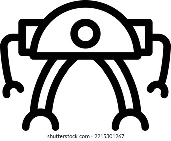 drone Vector illustration on a transparent background. Premium quality symmbols. Thin line vector icons for concept and graphic design.