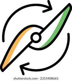 ilustración drone Vector en un fondo transparente. Símbolos de calidad superior. Iconos vectoriales de color de línea para el concepto y el diseño gráfico.