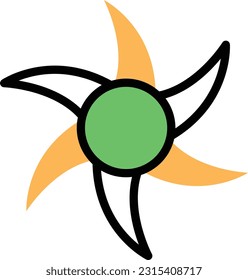 ilustración drone Vector en un fondo transparente. Símbolos de calidad superior. Iconos vectoriales de color de línea para el concepto y el diseño gráfico.