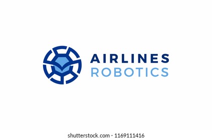 Drone vector logo