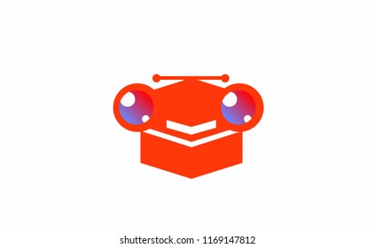 Drone vector logo. Icon. Suitable For Infographics , Company Logo, Print, Digital, Icon, Apps