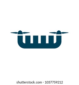 drone vector logo. icon symbol.