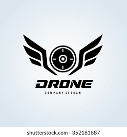 Drone Vector logo template