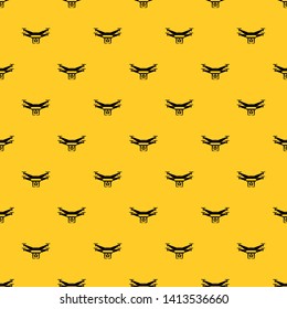 Drone video camera pattern seamless vector repeat geometric yellow for any design