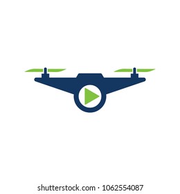 Drone Video Logo Icon Design