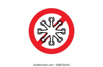 Drone Warning Logo