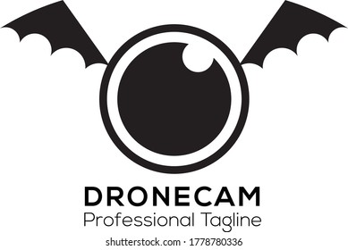 DRONECAM - Plantilla de logotipo de drones