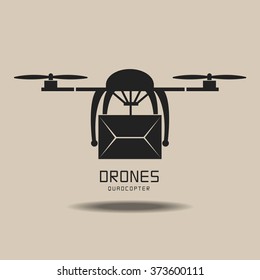 drones delivery ,logo vector