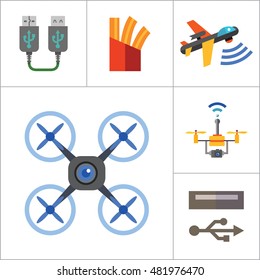 Drones Icon Set