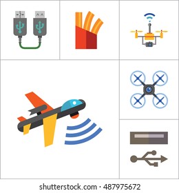 Drones Icon Set