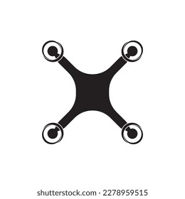 Drones logo icon,illustration design template.