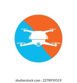 Drones logo icon,illustration design template.