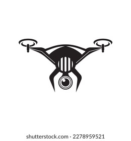 Icono del logotipo de los drones, plantilla de diseño de ilustración.