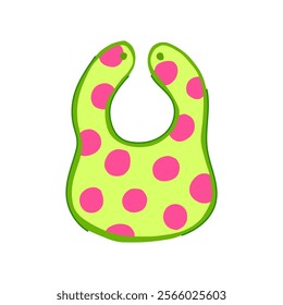 drool burp cloths cartoon. bibs reusable, washable cute, stylish gender drool burp cloths sign. isolated symbol vector illustration