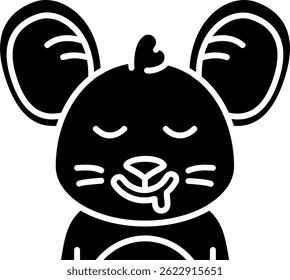 Drooling Line vector Icon Design