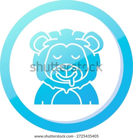 Drooling Line vector Icon Design
