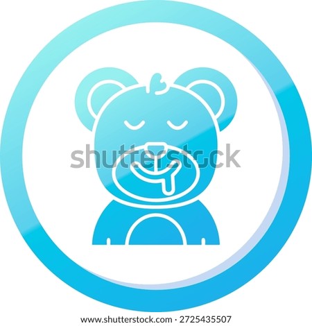 Drooling Line vector Icon Design