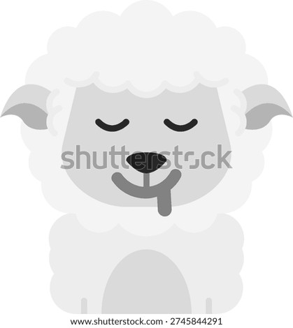 Drooling Line vector Icon Design