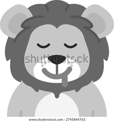 Drooling Line vector Icon Design