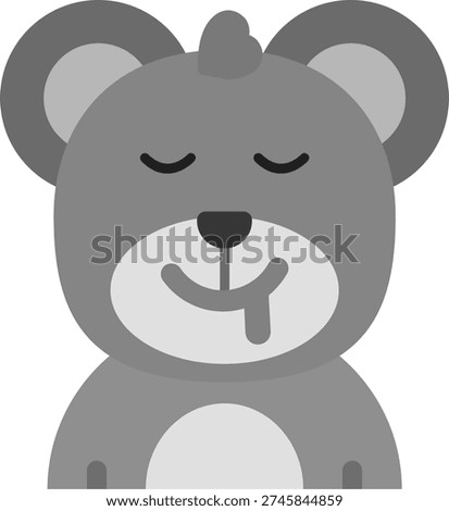 Drooling Line vector Icon Design
