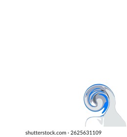 Drop, abstraction. It looks like a head, water logo.