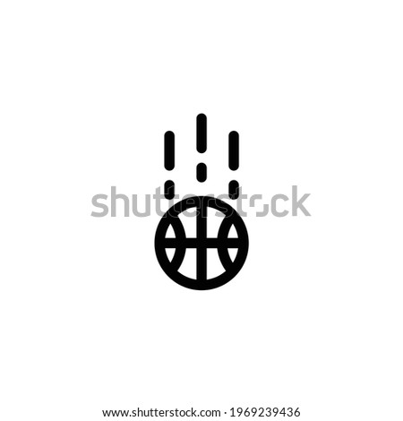 Drop basket ball, eps 10