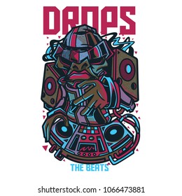 Drop the Beats Illustration