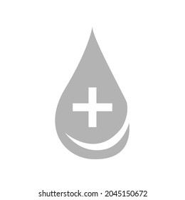gota de sangre, sangre donante, ilustración vectorial
