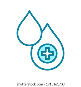 drop blood icon vector design template