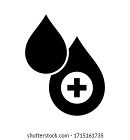 drop blood icon vector design template