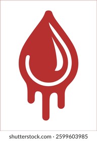 drop blood icon vector design .