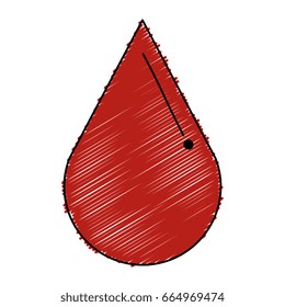 drop blood isolated icon