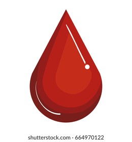 drop blood isolated icon