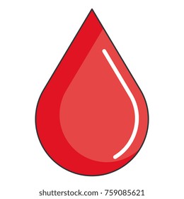 drop blood isolated icon