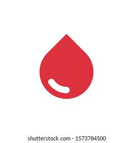 Drop blood logo template vector blood donate icon design