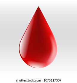 Drop of blood vector illustration
