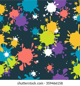 Drop Blot Background Seamless for Design Use. Vector illustration