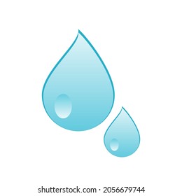 Icono plano azul. Aislado en ilustración vectorial de fondo blanco.	
