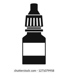 Drop bottle icon. Simple illustration of drop bottle vector icon for web design isolated on white background