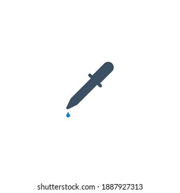 Drop Chemical Symbol (Vektorgrafik)