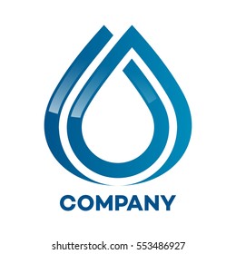 A drop of clean water logo