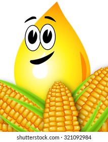 Drop corn oil
