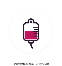 drop counter with blood icon